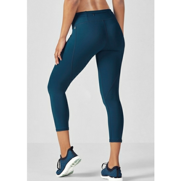 Fabletics Pants - Blue Fabletics Gia capri leggings